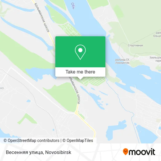 Весенняя улица map