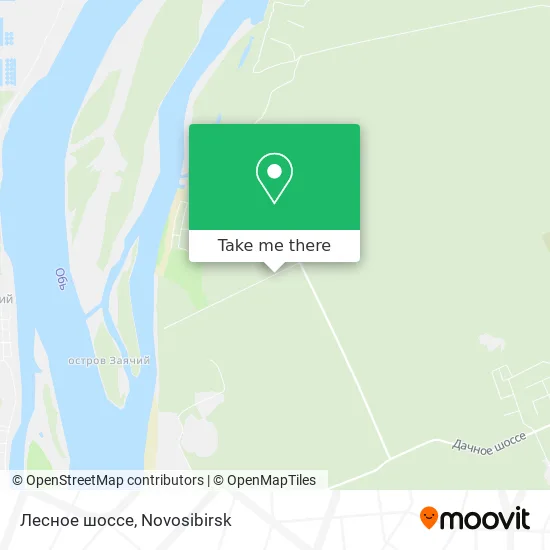 Лесное шоссе map