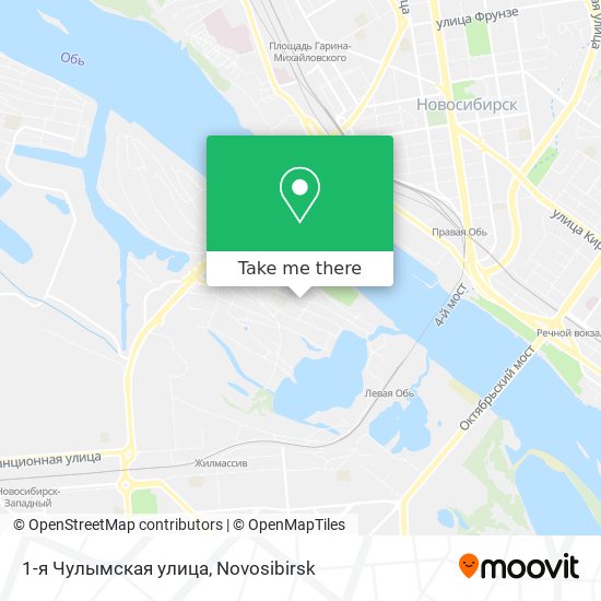 1-я Чулымская улица map