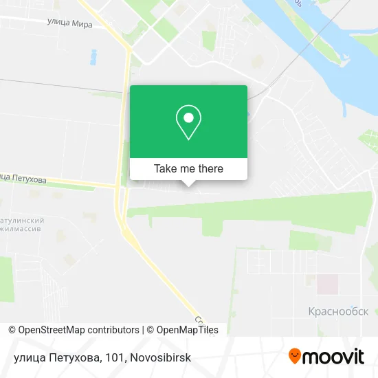 улица Петухова, 101 map