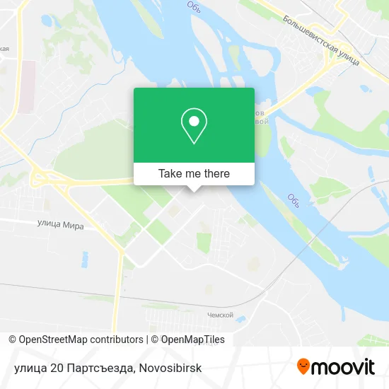 улица 20 Партсъезда map
