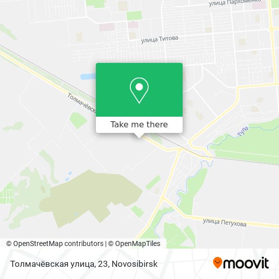 Толмачёвская улица, 23 map