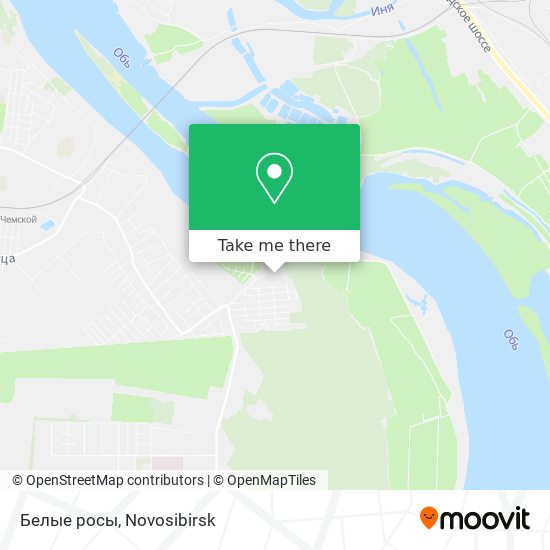 Белые росы map