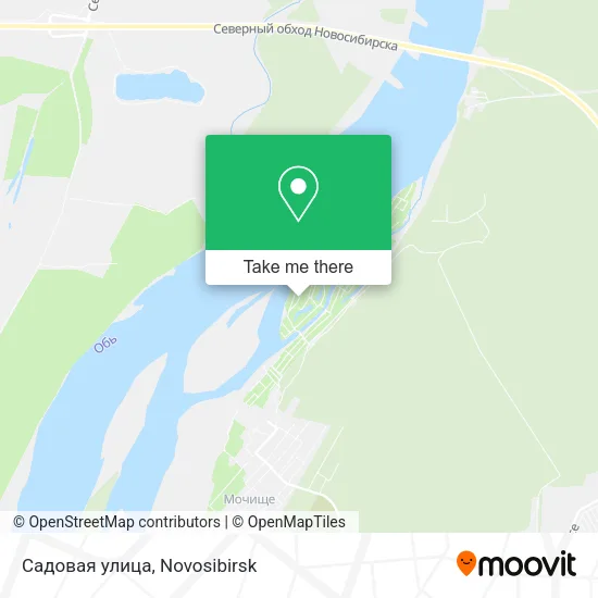 Садовая улица map