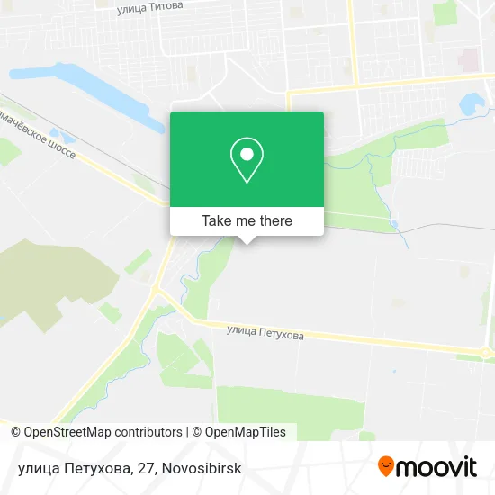 улица Петухова, 27 map