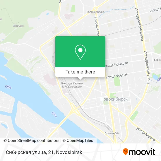 Сибирская улица, 21 map