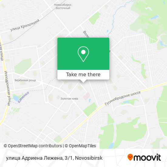 улица Адриена Лежена, 3/1 map
