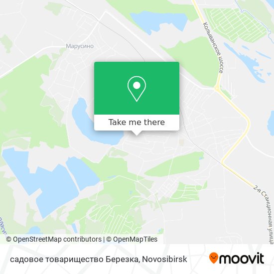 садовое товарищество Березка map
