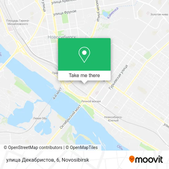 улица Декабристов, 6 map