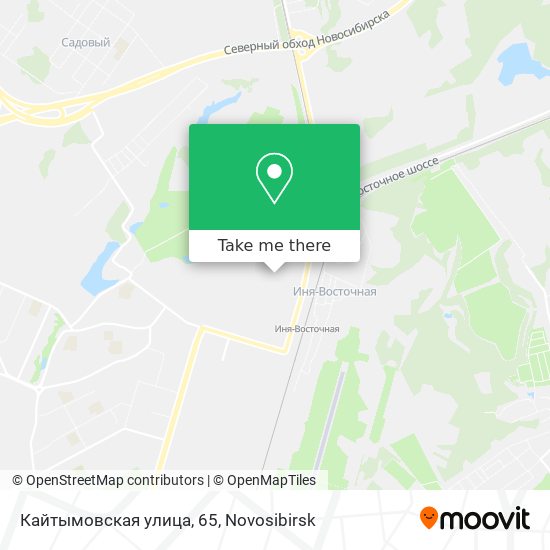 Кайтымовская улица, 65 map