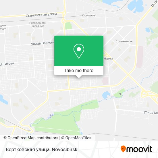 Вертковская улица map