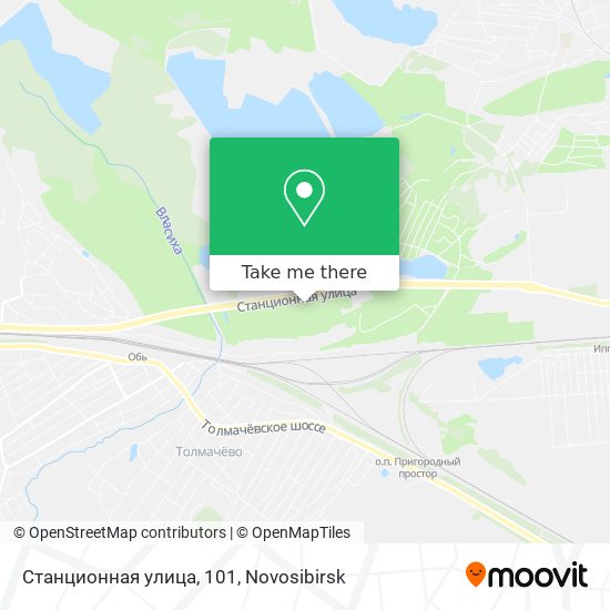 Станционная улица, 101 map