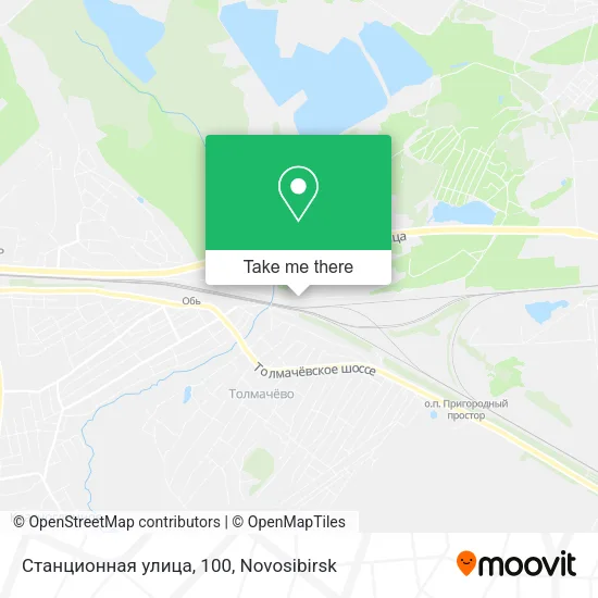 Станционная улица, 100 map