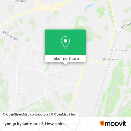 улица Курчатова, 13 map
