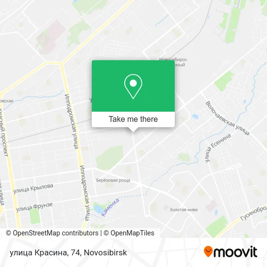 улица Красина, 74 map