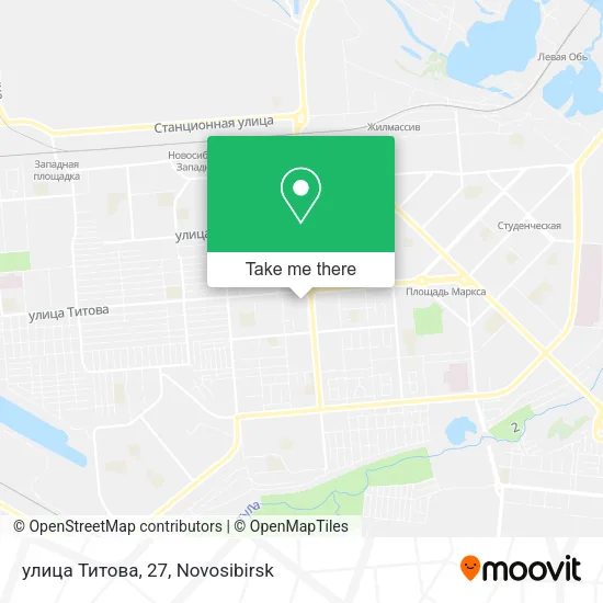 улица Титова, 27 map