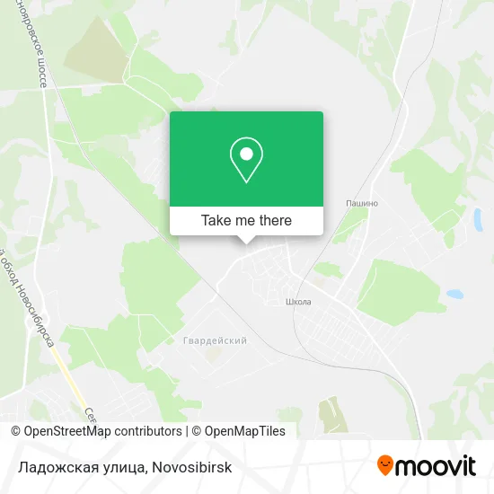 Ладожская улица map