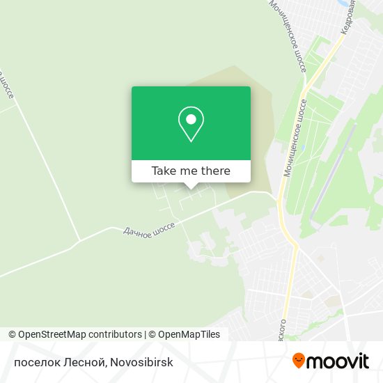поселок Лесной map