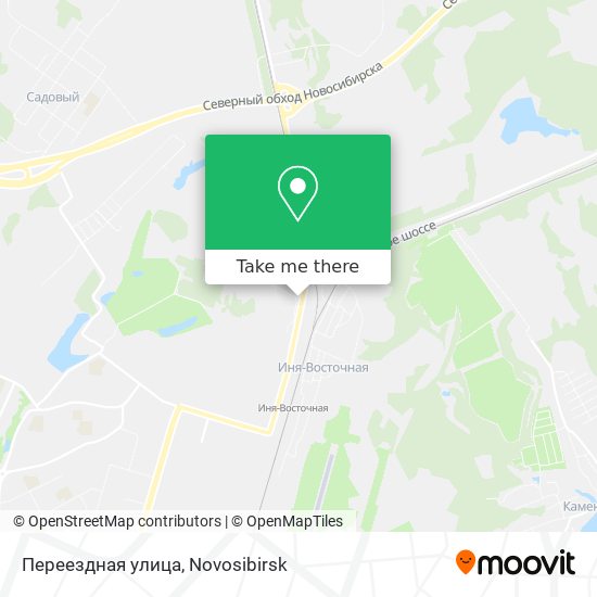 Переездная улица map