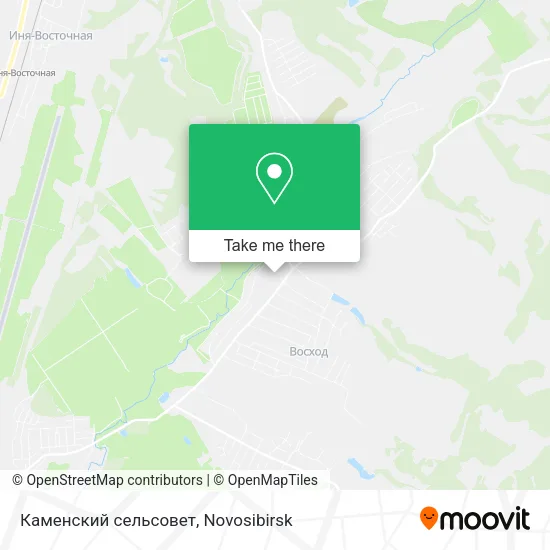 Каменский сельсовет map