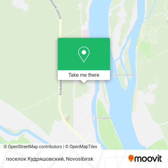 поселок Кудряшовский map