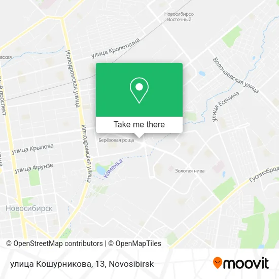 улица Кошурникова, 13 map