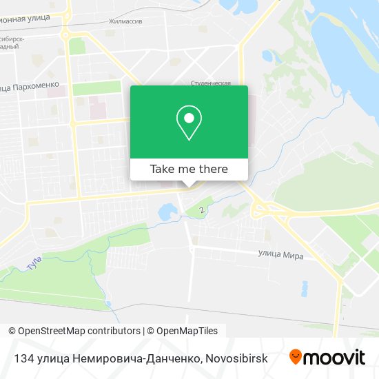 134 улица Немировича-Данченко map