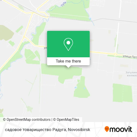 садовое товарищество Радуга map