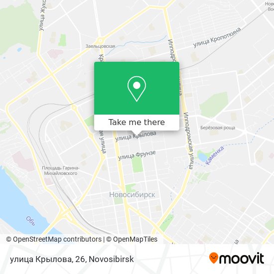 улица Крылова, 26 map