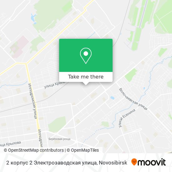 2 корпус 2 Электрозаводская улица map