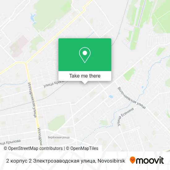 2 корпус 2 Электрозаводская улица map