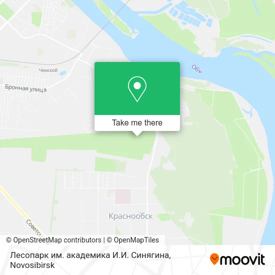 Лесопарк им. академика И.И. Синягина map