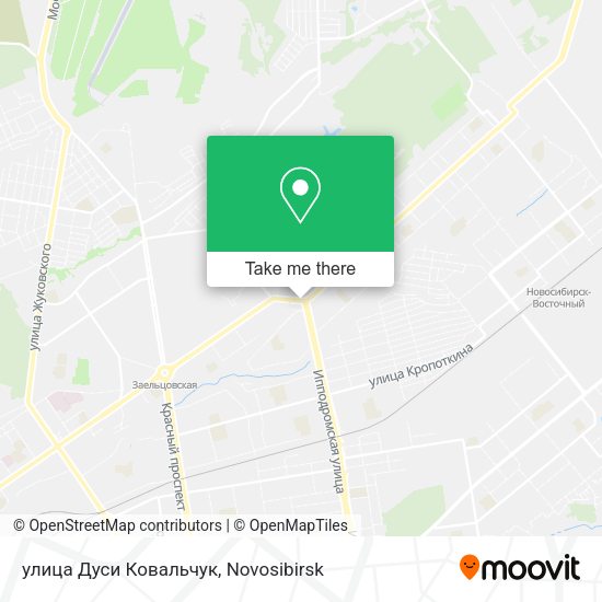 улица Дуси Ковальчук map