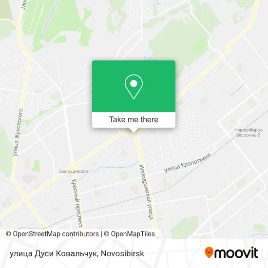 улица Дуси Ковальчук map