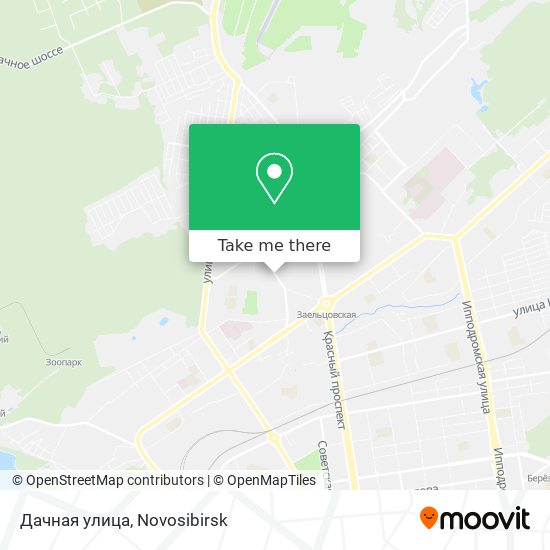 Дачная улица map