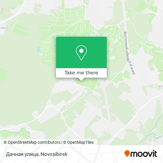 Дачная улица map