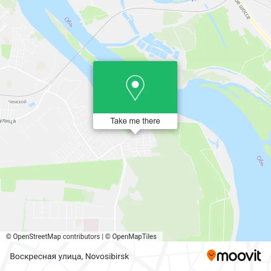 Воскресная улица map