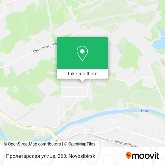 Пролетарская улица, 263 map