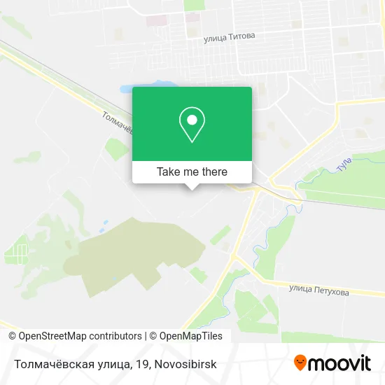 Толмачёвская улица, 19 map