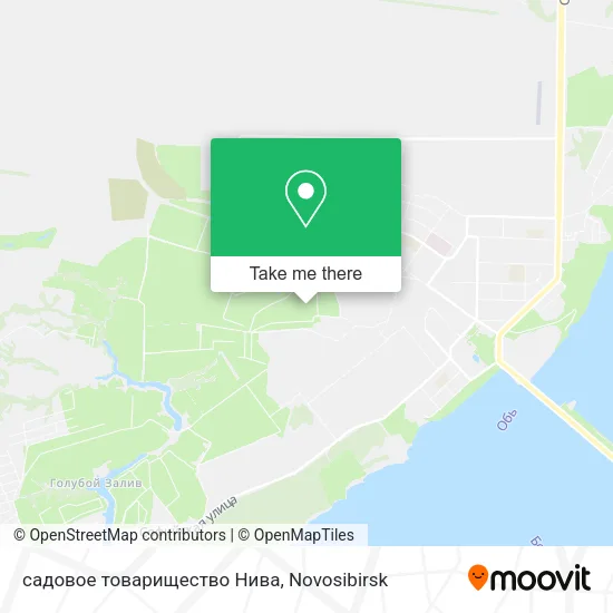 садовое товарищество Нива map