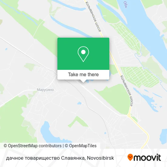 дачное товарищество Славянка map