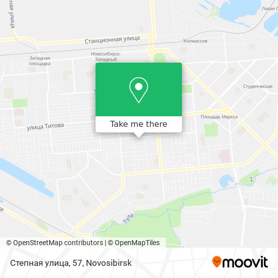 Степная улица, 57 map