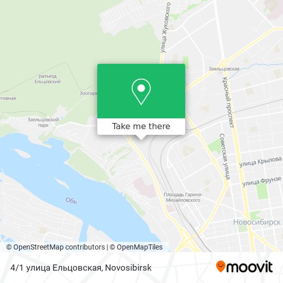 4/1 улица Ельцовская map