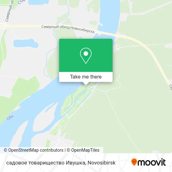 садовое товарищество Ивушка map