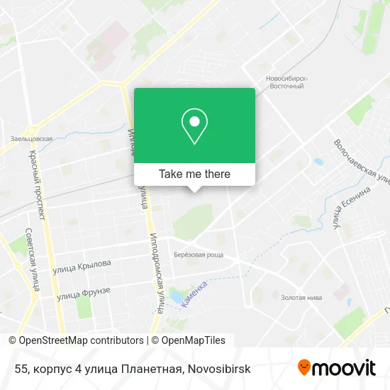 55, корпус 4 улица Планетная map