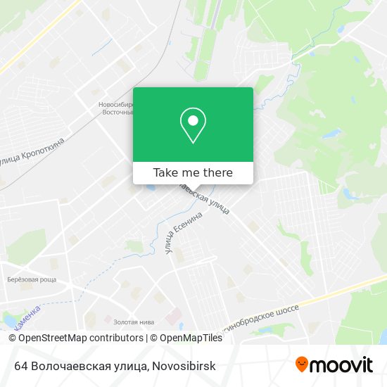 64 Волочаевская улица map