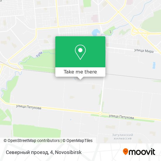 Северный проезд, 4 map
