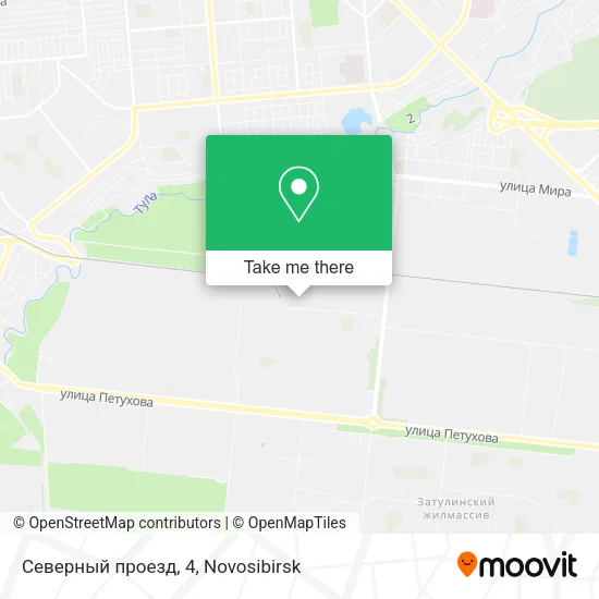 Северный проезд, 4 map