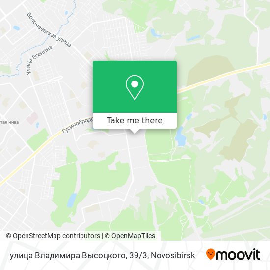улица Владимира Высоцкого, 39 / 3 map