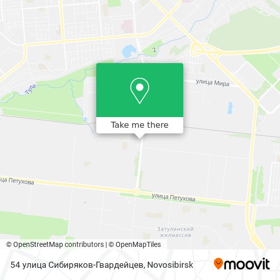 54 улица Сибиряков-Гвардейцев map